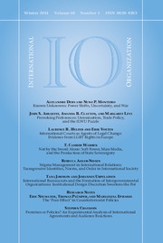 International Organization Volume 68 - Issue 1 -