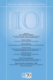 International Organization Volume 70 - Issue 1 -