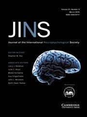 Journal of the International Neuropsychological Society Volume 21 - Issue 3 -