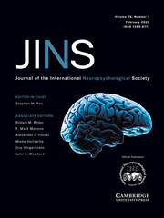 Journal of the International Neuropsychological Society Volume 26 - Issue 2 -