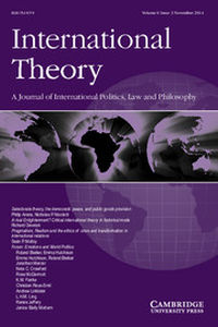 International Theory Volume 6 - Issue 3 -