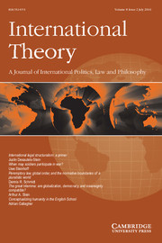 International Theory Volume 8 - Issue 2 -