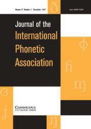 Journal of the International Phonetic Association Volume 47 - Issue 3 -