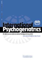 International Psychogeriatrics Volume 16 - Issue 4 -