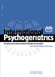 International Psychogeriatrics Volume 17 - Issue 2 -