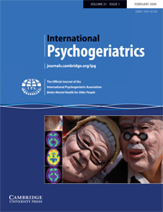 International Psychogeriatrics Volume 21 - Issue 1 -