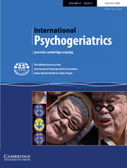 International Psychogeriatrics Volume 21 - Issue 4 -