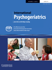 International Psychogeriatrics Volume 23 - Issue 5 -