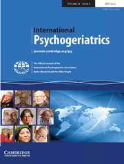 International Psychogeriatrics Volume 24 - Issue 5 -