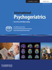 International Psychogeriatrics Volume 25 - Issue 3 -