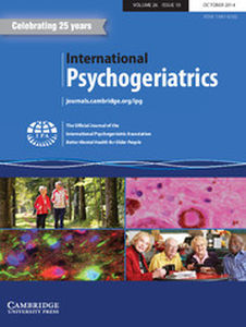 International Psychogeriatrics Volume 26 - Issue 10 -