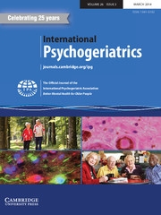 International Psychogeriatrics Volume 26 - Issue 3 -