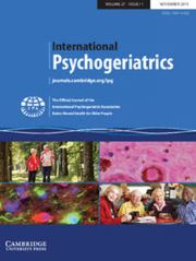 International Psychogeriatrics Volume 27 - Issue 11 -