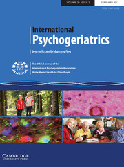 International Psychogeriatrics Volume 29 - Issue 2 -