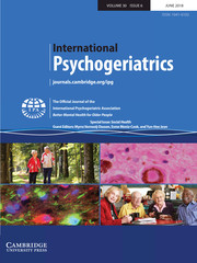 International Psychogeriatrics Volume 30 - Special Issue6 -  Social Health