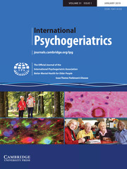 International Psychogeriatrics Volume 31 - Issue 1 -  Issue Theme: Parkinson's Disease