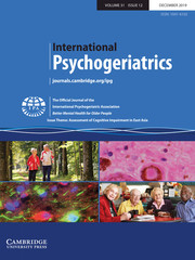 International Psychogeriatrics Volume 31 - Issue 12 -  Issue Theme: Assessment of Cognitive Impairment in East Asia