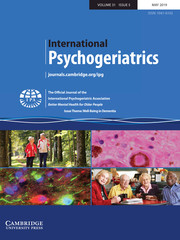 International Psychogeriatrics Volume 31 - Issue 5 -  Issue Theme: Well-Being in Dementia