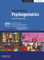 International Psychogeriatrics Volume 32 - Special Issue12 -  Issue Theme: Implementation Science