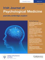 Irish Journal of Psychological Medicine Volume 34 - Issue 1 -