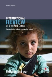 International Review of the Red Cross Volume 101 - Issue 911 -  Children and war