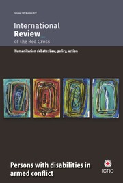 International Review of the Red Cross Volume 105 - Issue 922 -  Persons with disabilities in armed conflict