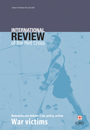 International Review of the Red Cross Volume 91 - Issue 874 -  War victims