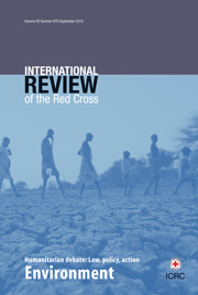 International Review of the Red Cross Volume 92 - Issue 879 -  Environment