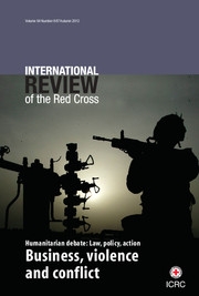 International Review of the Red Cross Volume 94 - Issue 887 -  Business, violence and conflict