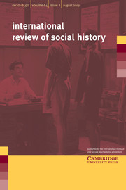 International Review of Social History Volume 64 - Issue 2 -