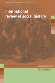 International Review of Social History Volume 66 - Issue 1 -