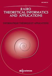 RAIRO - Theoretical Informatics and Applications Volume 46 - Issue 4 -  Special Issue: Non-Classical Models ofAutomata and Applications III (NCMA-2011)