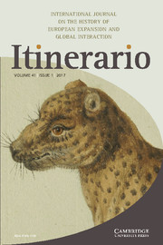 Itinerario Volume 41 - Special Issue1 -  Knowledge Brokers and Knowledge Production in Colonial Orders