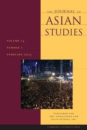 The Journal of Asian Studies Volume 74 - Issue 1 -