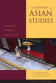 The Journal of Asian Studies Volume 75 - Issue 3 -