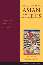 The Journal of Asian Studies Volume 76 - Issue 2 -