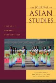 The Journal of Asian Studies Volume 77 - Issue 1 -