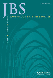 Journal of British Studies Volume 55 - Issue 2 -