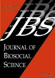 Journal of Biosocial Science Volume 39 - Issue 6 -