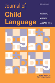 Journal of Child Language Volume 42 - Issue 1 -