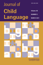 Journal of Child Language Volume 48 - Issue 2 -