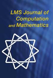 LMS Journal of Computation and Mathematics Volume 12 - Issue  -