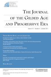 The Journal of the Gilded Age and Progressive Era Volume 10 - Issue 4 -