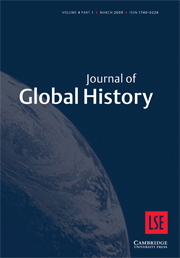 Journal of Global History Volume 4 - Issue 1 -