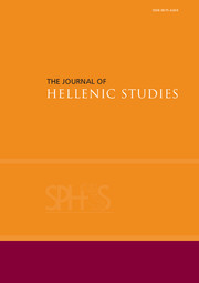 The Journal of Hellenic Studies Volume 134 - Issue  -