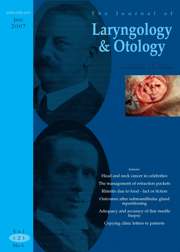 The Journal of Laryngology & Otology Volume 121 - Issue 6 -