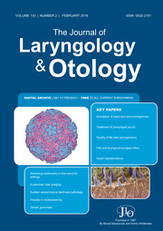 The Journal of Laryngology & Otology Volume 133 - Issue 2 -