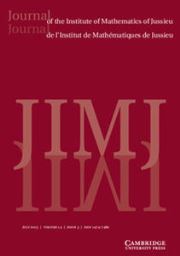 Journal of the Institute of Mathematics of Jussieu Volume 14 - Issue 3 -