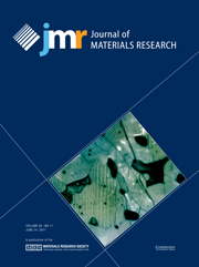 Journal of Materials Research Volume 26 - Issue 11 -