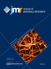 Journal of Materials Research Volume 26 - Issue 17 -  Focus Issue: Nanowires: Fundamentals and Applications